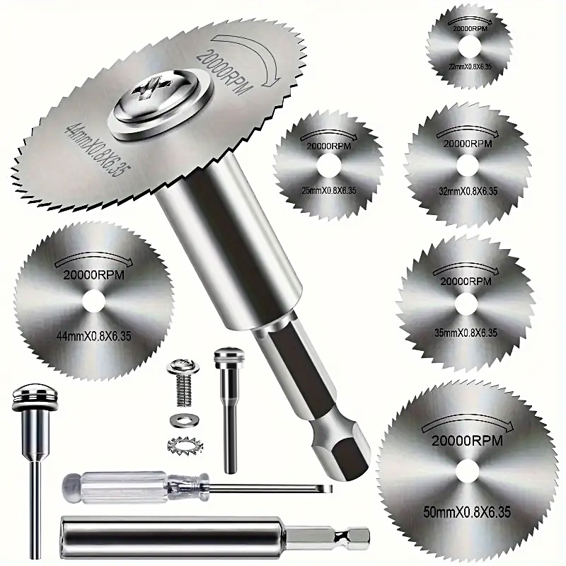 Cordless Rotary Tool Kit Accessories - شفرات منشار فولاذية عالية السرعة 10