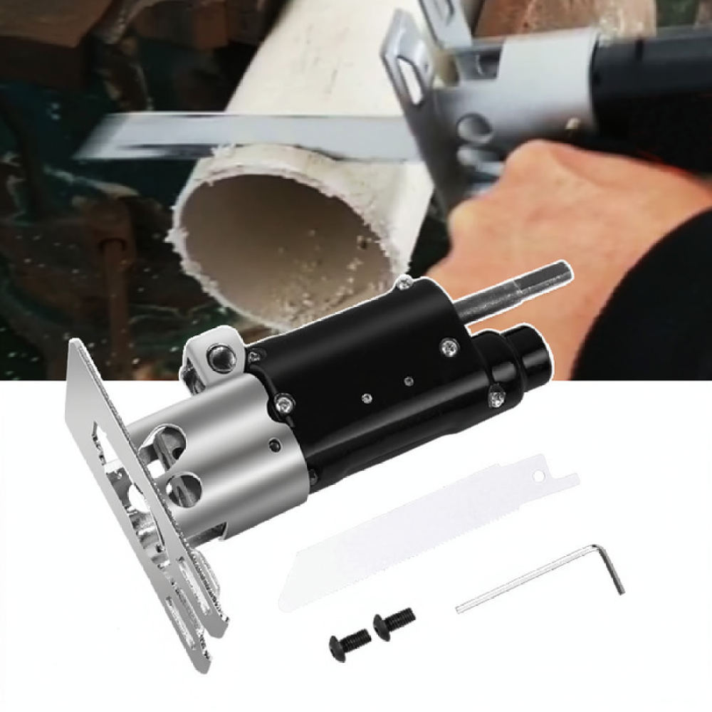 Reciprocating Saw Attachment Drill - مجموعة ملحقات أدوات كهربائية لقطع الخشب،