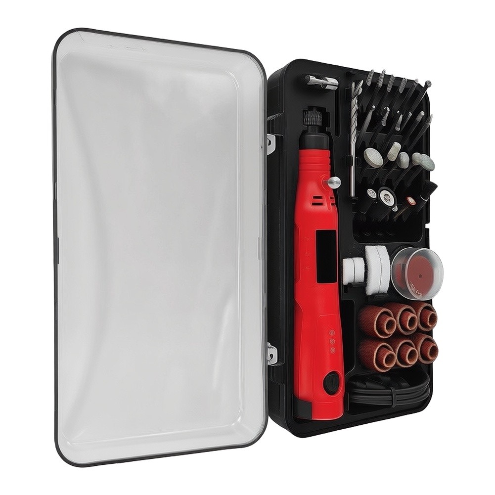 مجموعة أدوات دوارة لاسلكية تعم - مراجعة Cordless Rotary Tool Kit Accessories وسعره