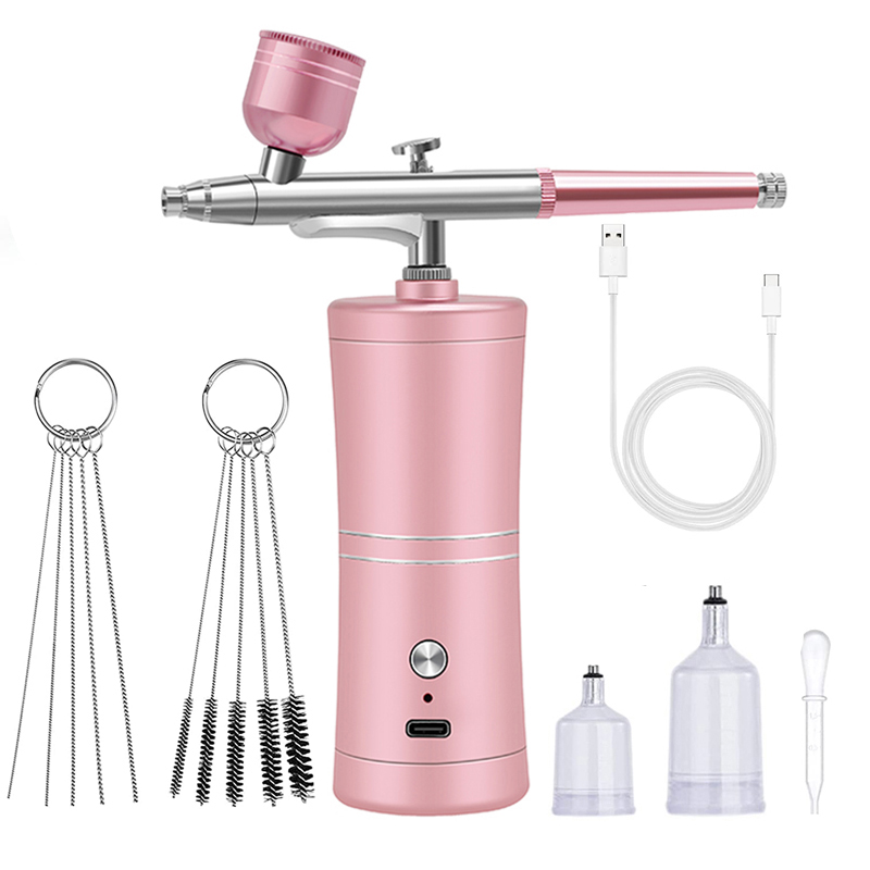 البخاخة لطلاء الأظافر، فرشاة ه - مراجعة Airbrush Kit With Mini Compressor وسعره