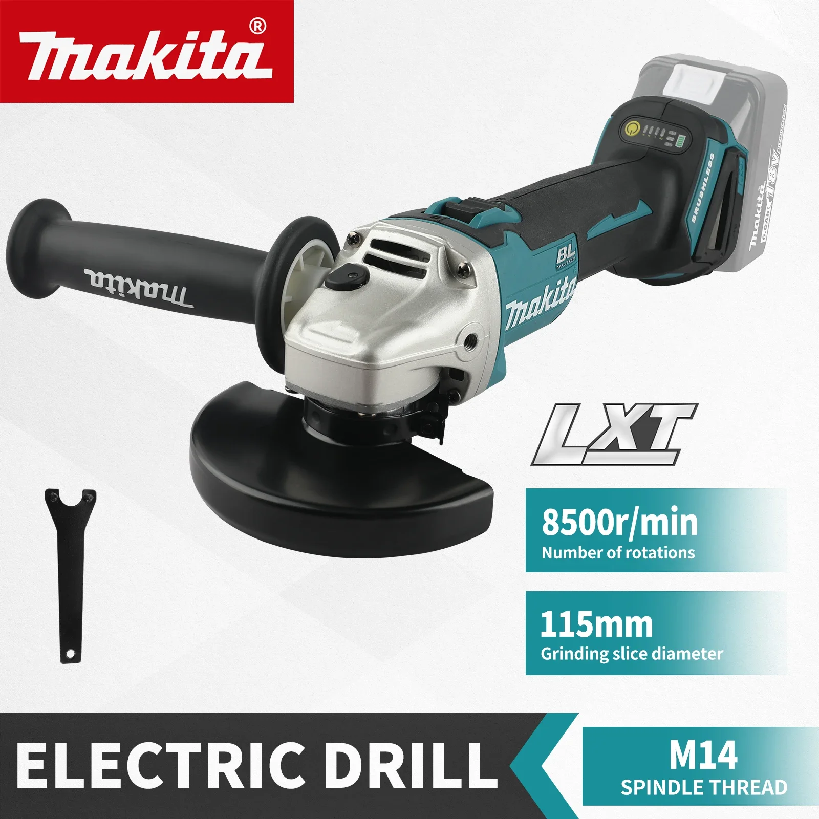 جلاخة زاوية كهربائية بدون فرشا - مراجعة Brushless Angle Grinder Battery Powered وسعره