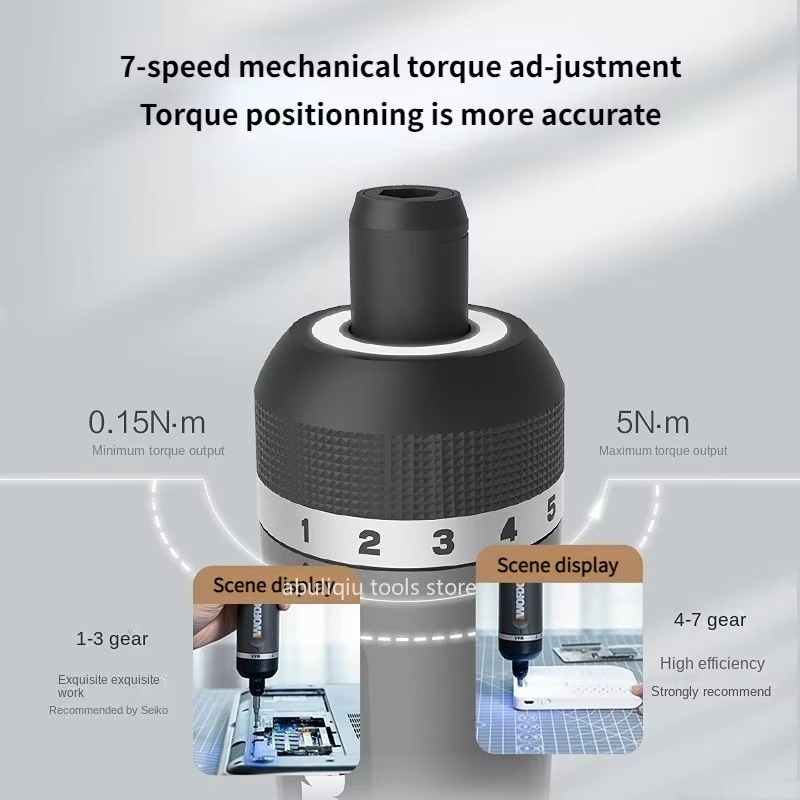 مجموعة مفكات كهربائية صغيرة 4V - مراجعة Electric Screwdriver Rechargeable Usb وسعره