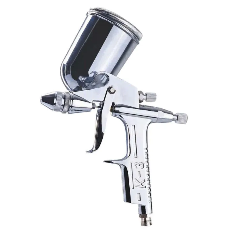 مسدس رش الطلاء الهوائي المصغر  - مراجعة Airbrush Kit With Mini Compressor وسعره