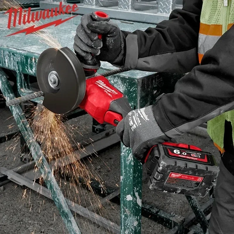 جديد أصلي من ميلووكي، ماكينة ج - مراجعة Brushless Angle Grinder Battery Powered وسعره